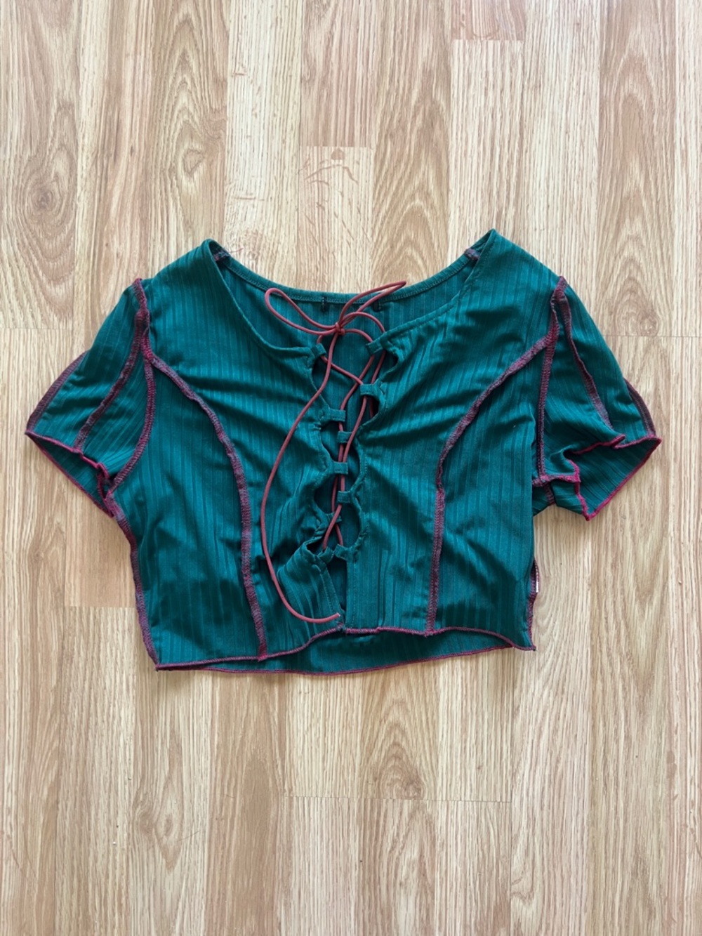 Lace Front Green Tee